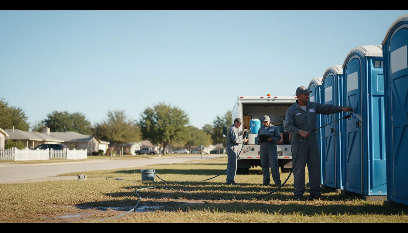 Long-Term Portable Toilet Rental in Vredenburgh, AL near me